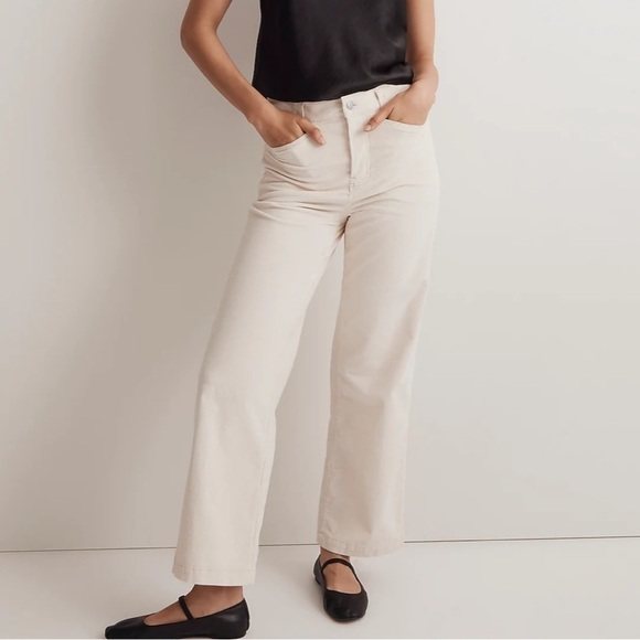 Madewell Emmett 2.0 Wide-Leg Pants in Corduroy - Picture 1 of 7